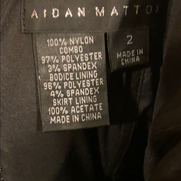 Aiden Mattox Embroidered Dress 2 - Picture 5 of 6